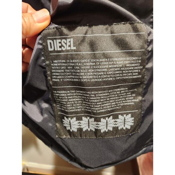 Youth Diesel‎ Puff Jacket 14/16 or women XS - Picture 3 of 9